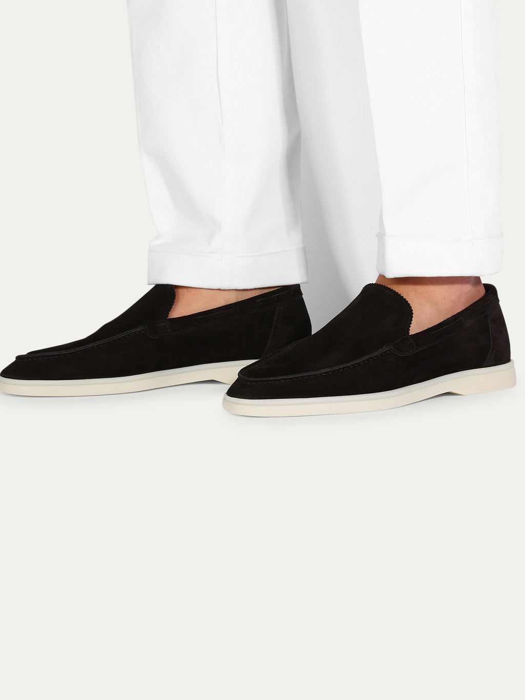Mocasín Riviera Negro (Ante)