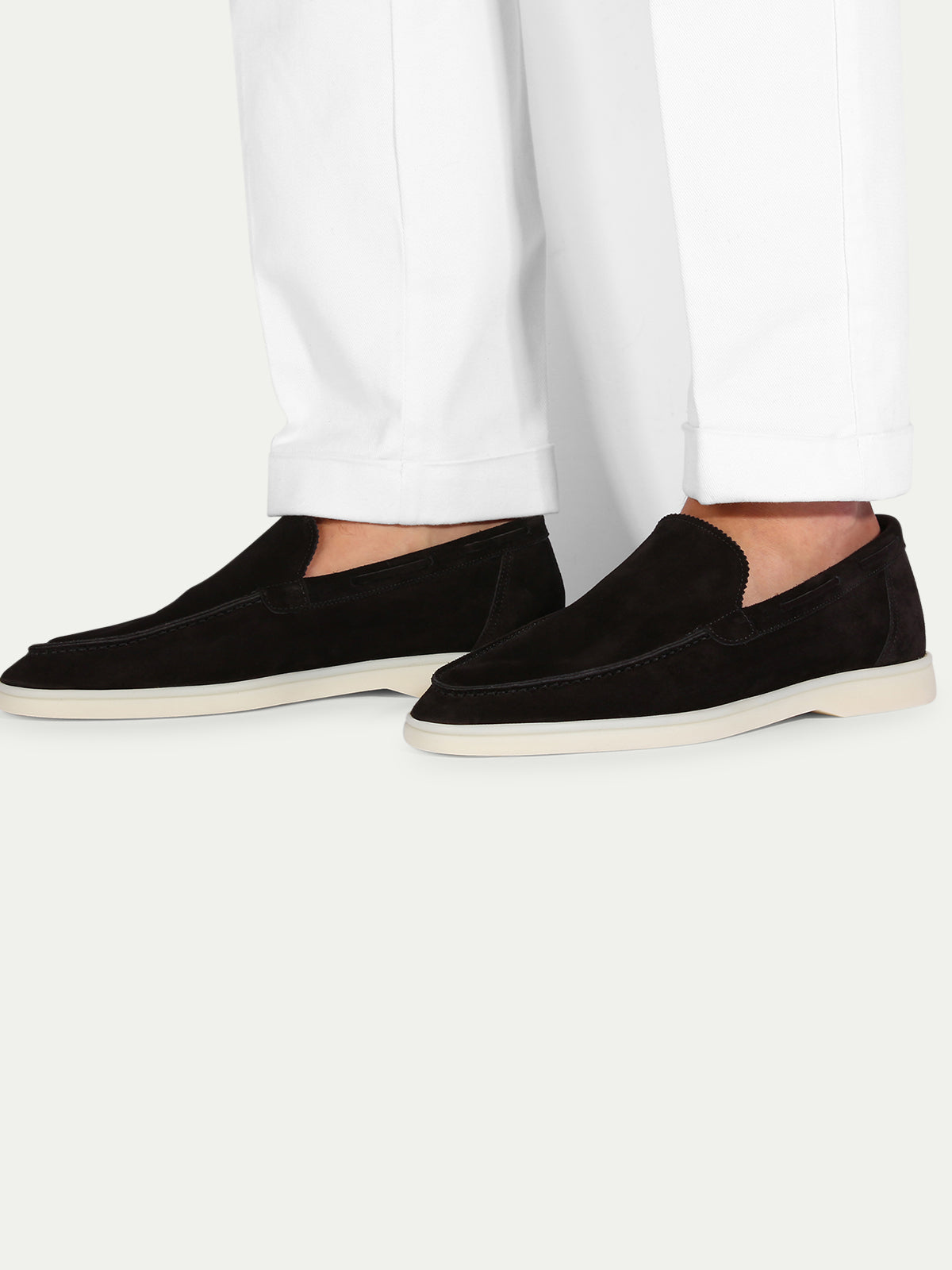 Mocasín Riviera Negro (Ante)