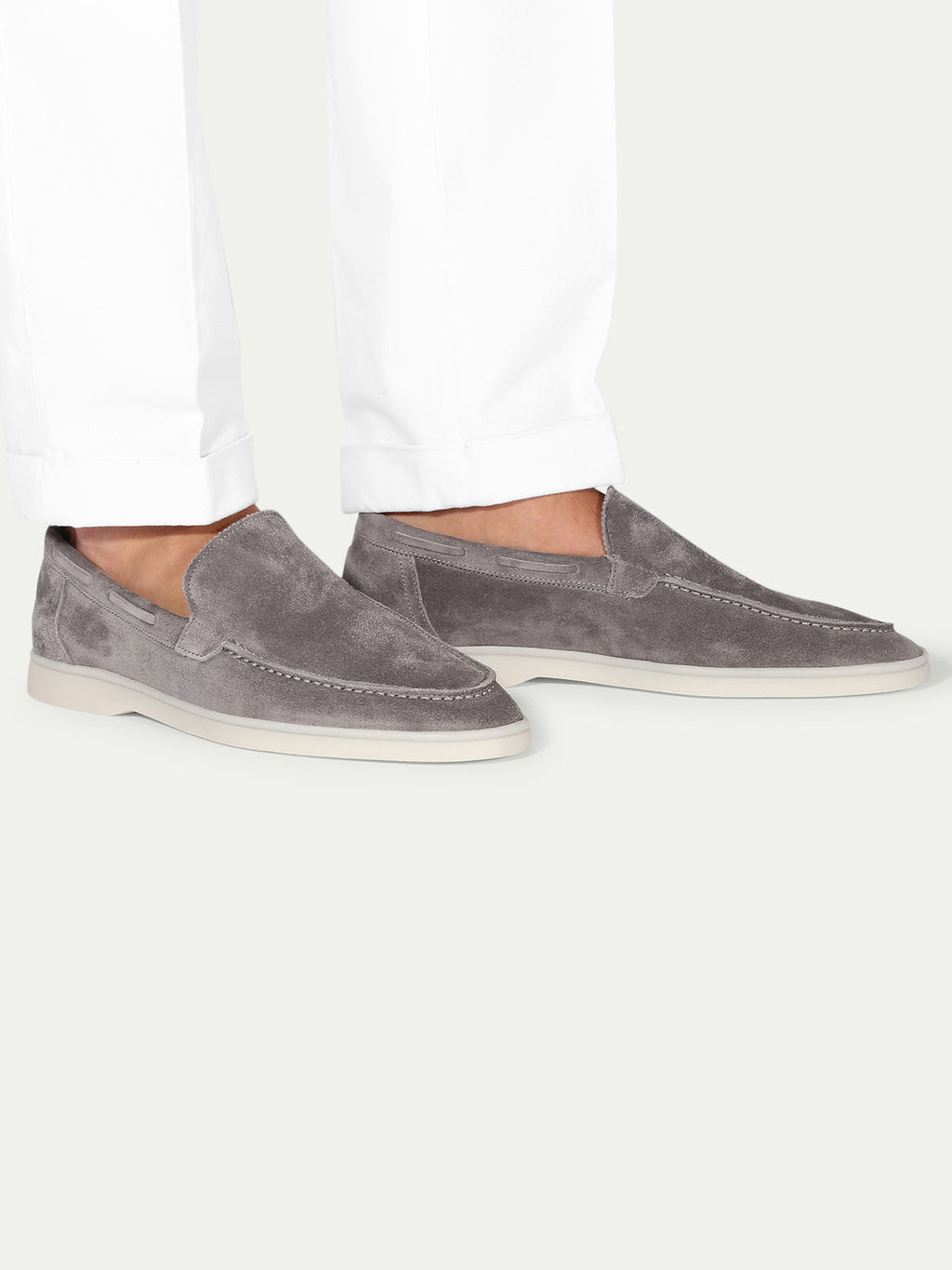 Mocasín Riviera Gris (Ante)