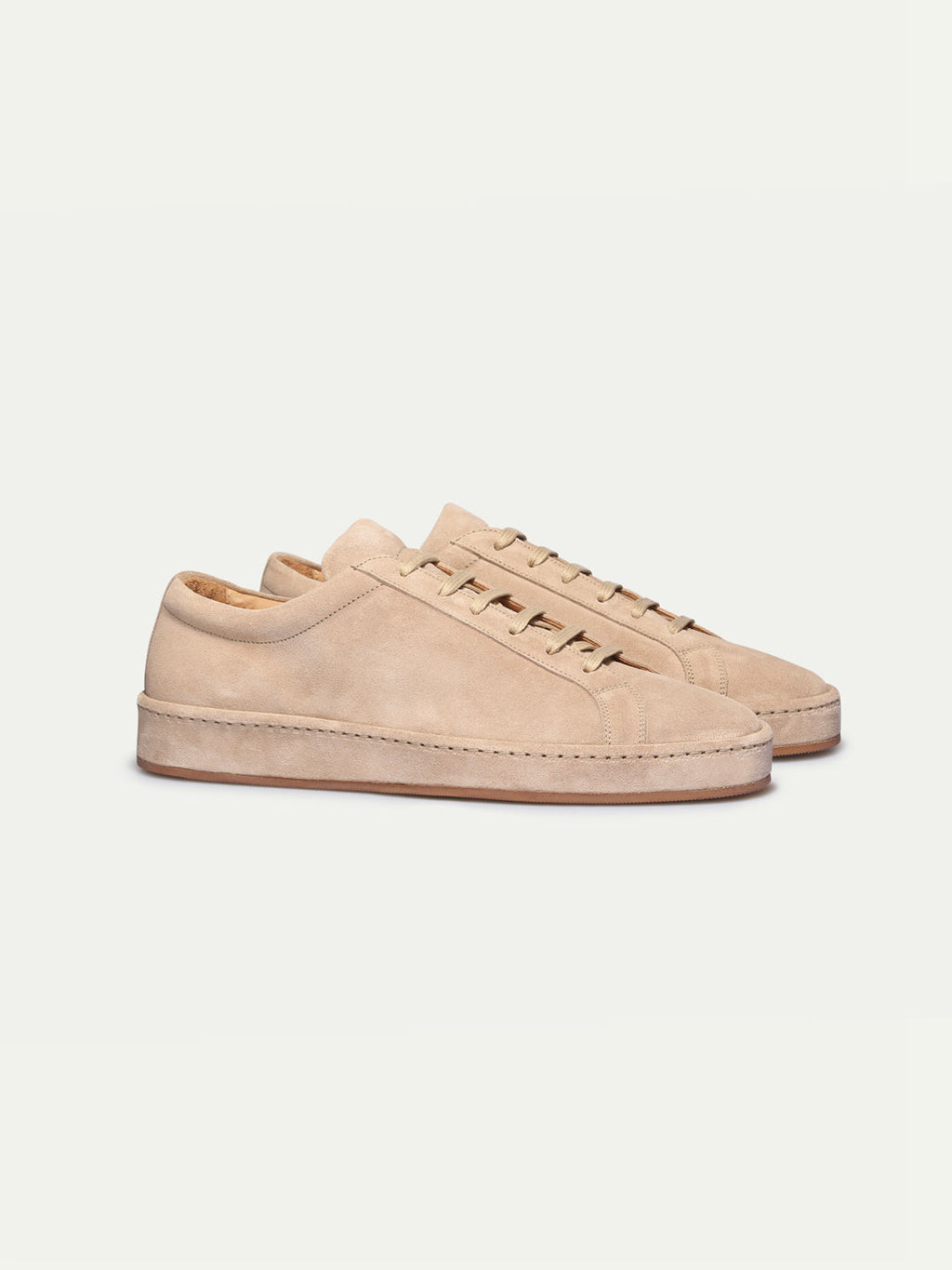 Zapatilla Vela Beige Claro (Ante)