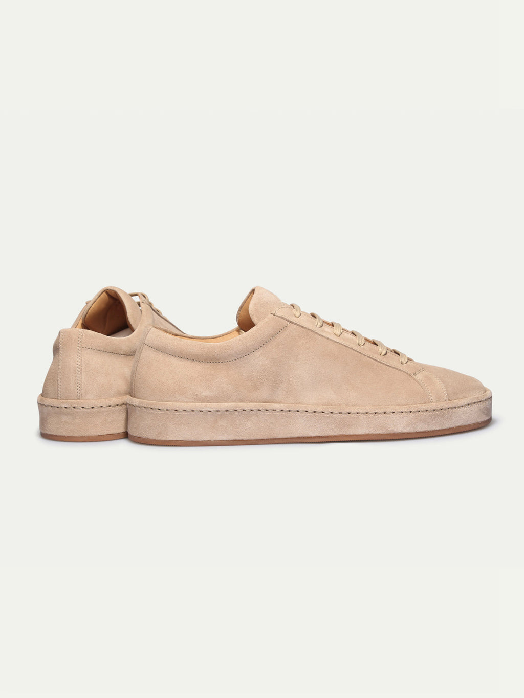 Zapatilla Vela Beige Claro (Ante)