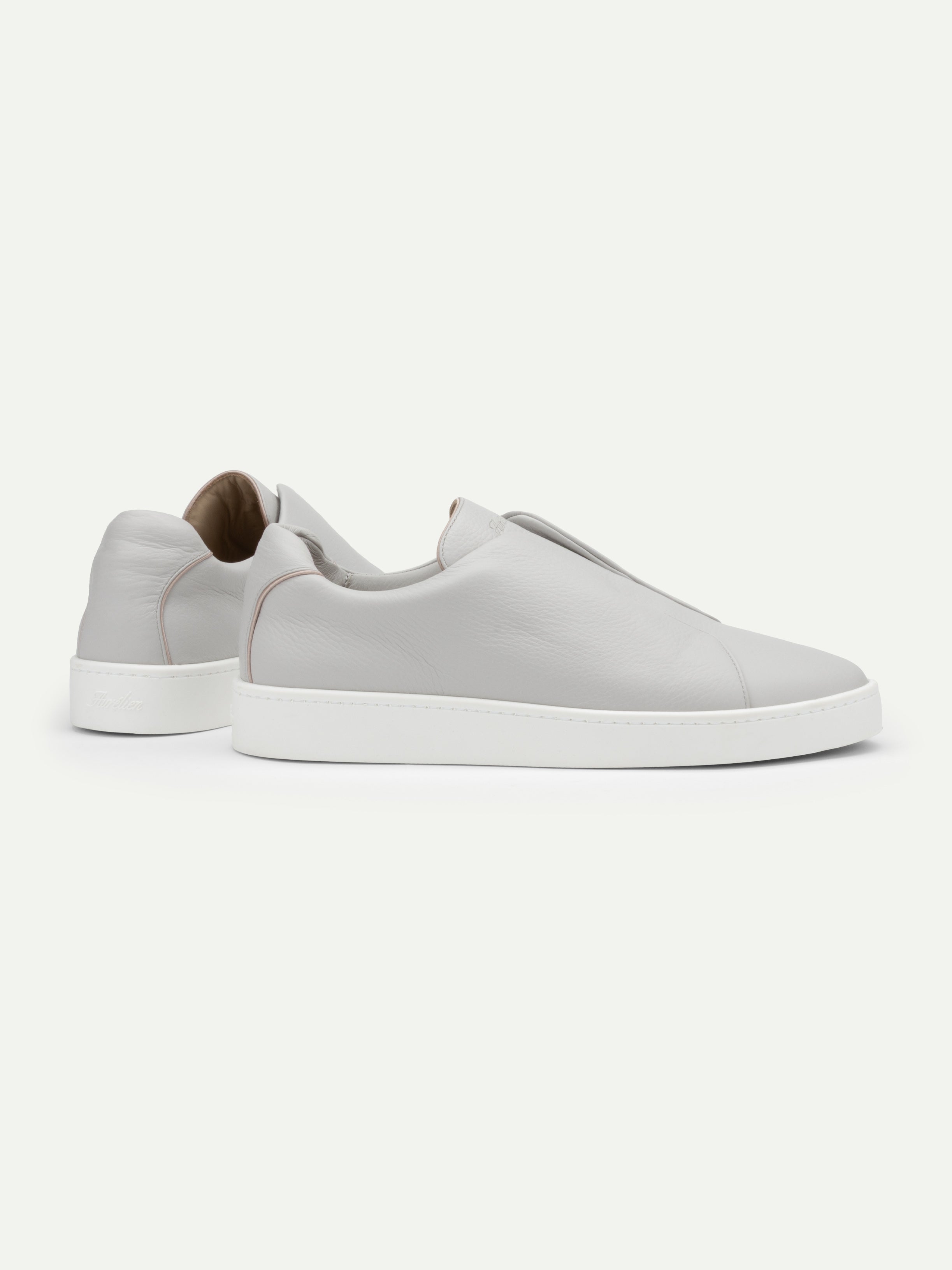 Zapatilla Cannes Gris Clásico (Cuero)