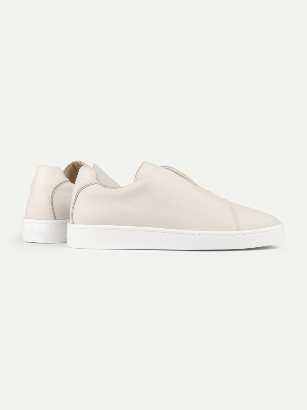 Zapatilla Cannes Marfil (Piel)