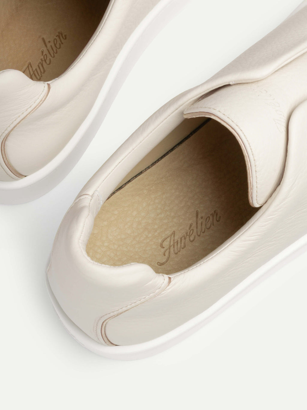 Zapatilla Cannes Marfil (Piel)