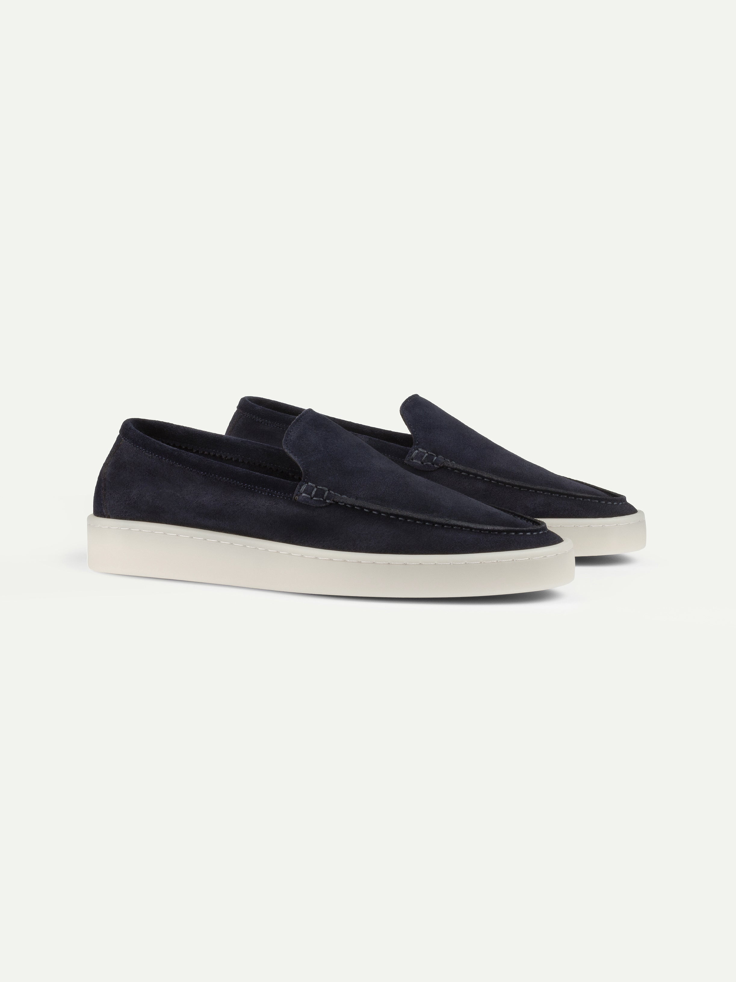 Slip-on Paseo Azul Marino (Ante)