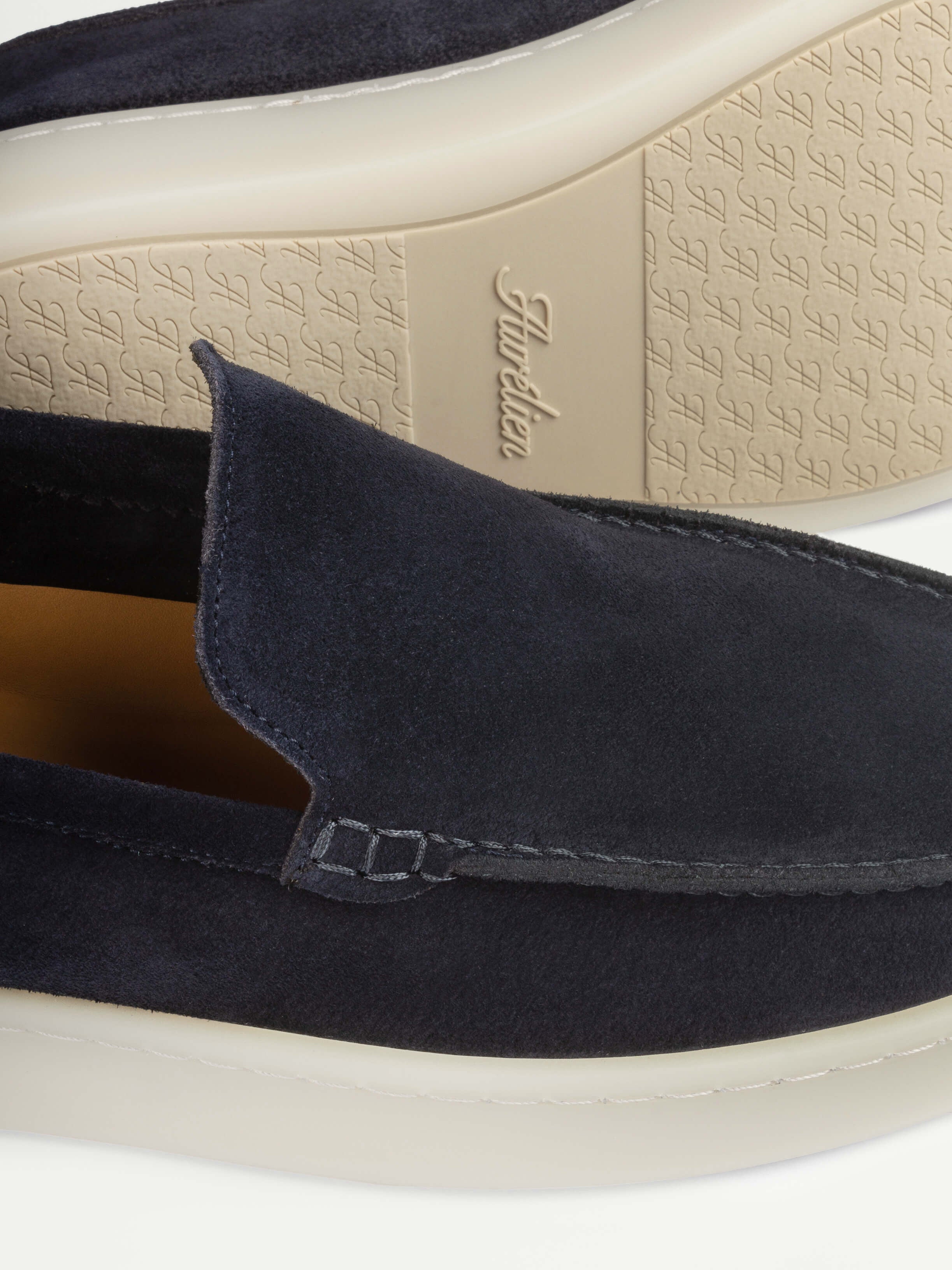 Slip-on Paseo Azul Marino (Ante)