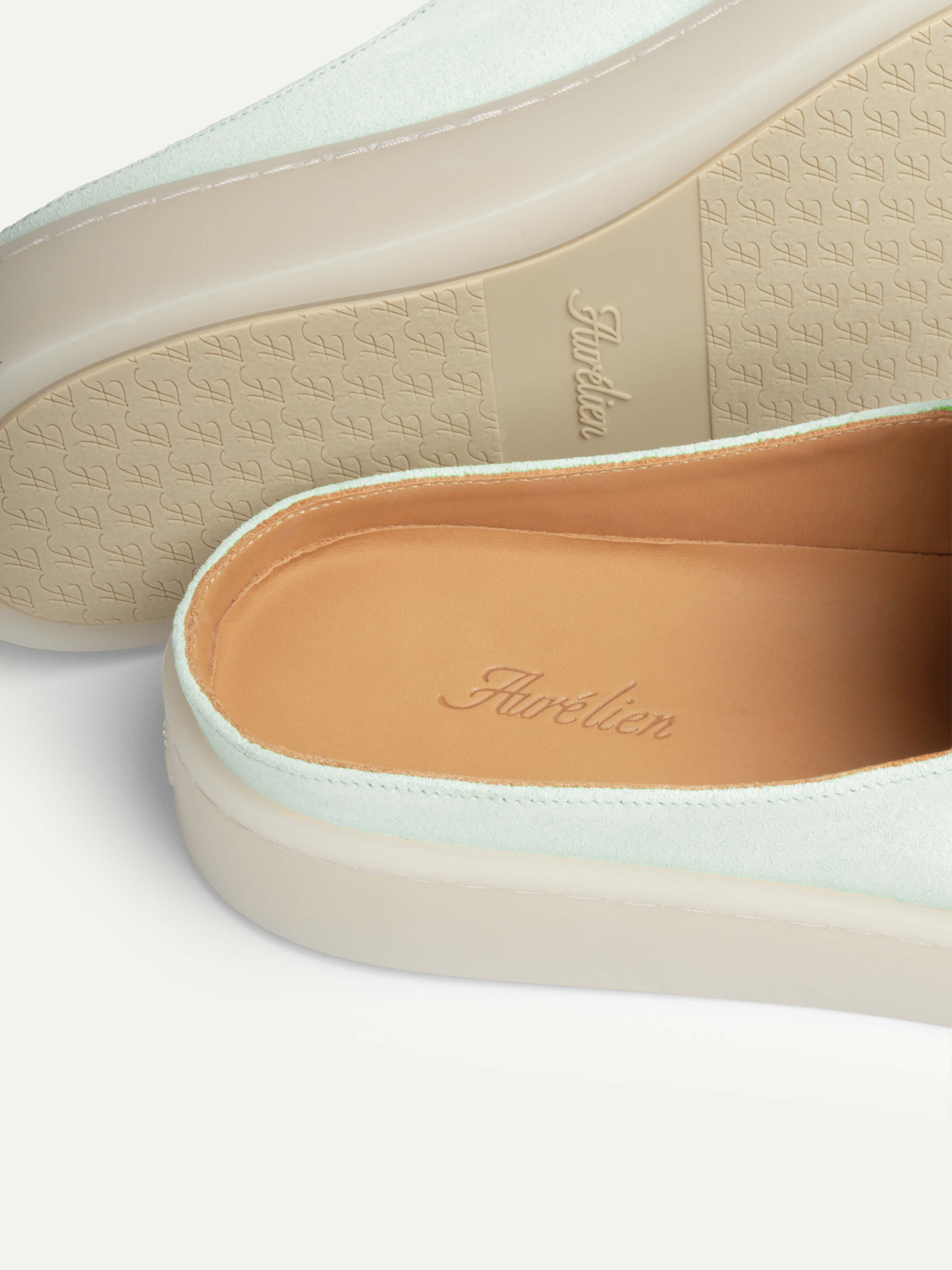 Slip-on Paseo Aguamarina Clara (Ante)