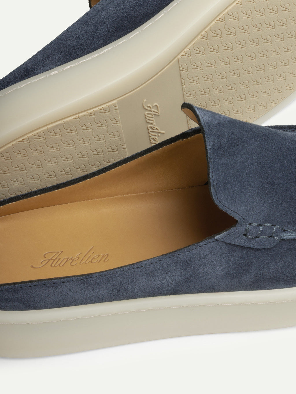 Slip-on Paseo Azul Acero (Ante)