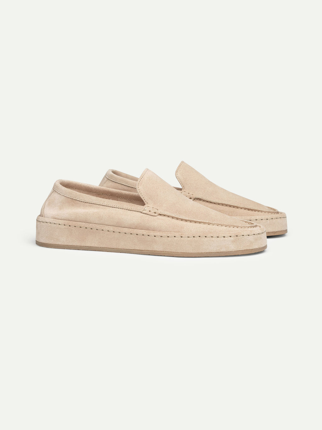 Mocasín Voyager Beige Claro (Ante)