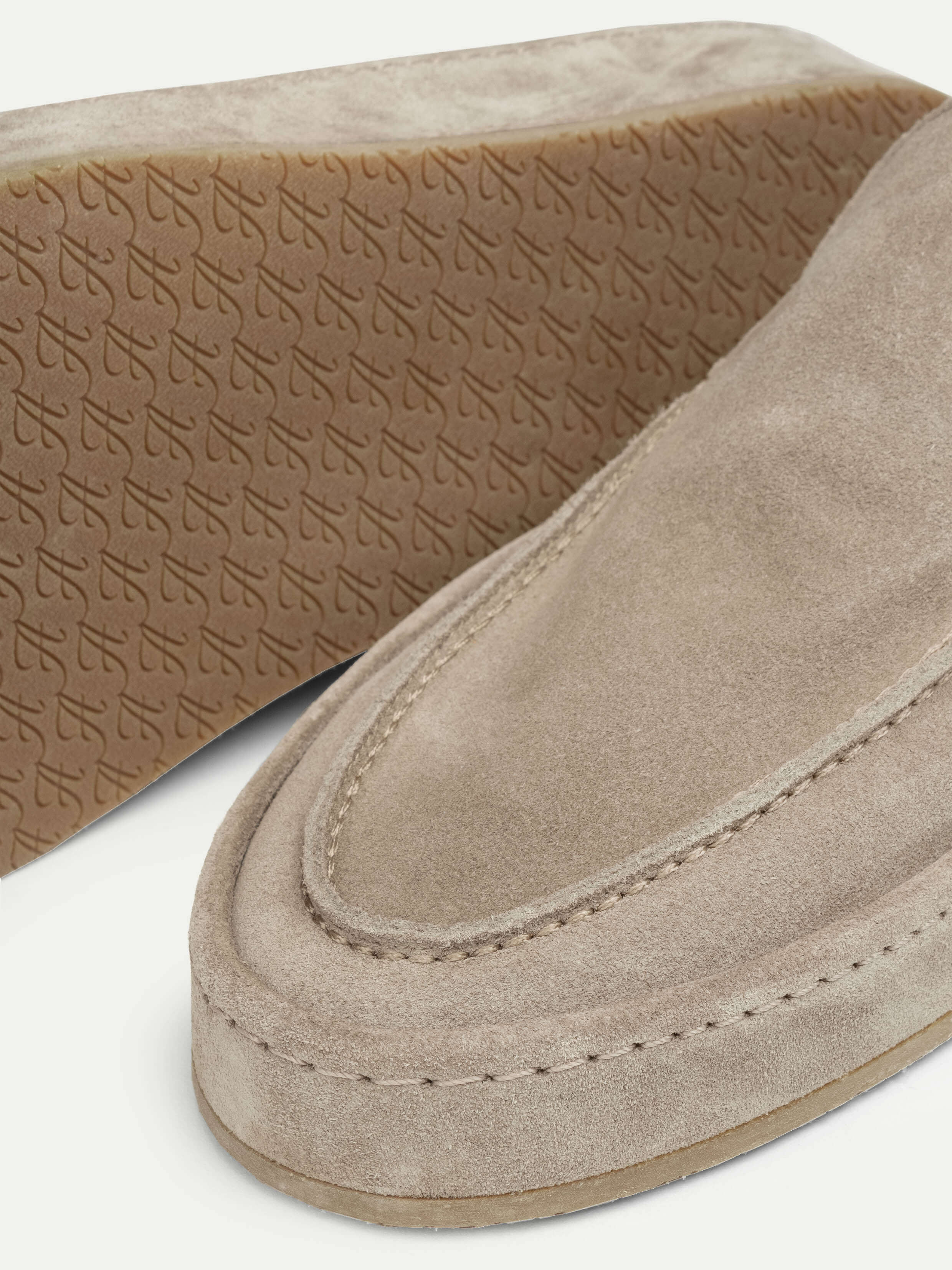 Mocasín Voyager Gris Claro (Ante)