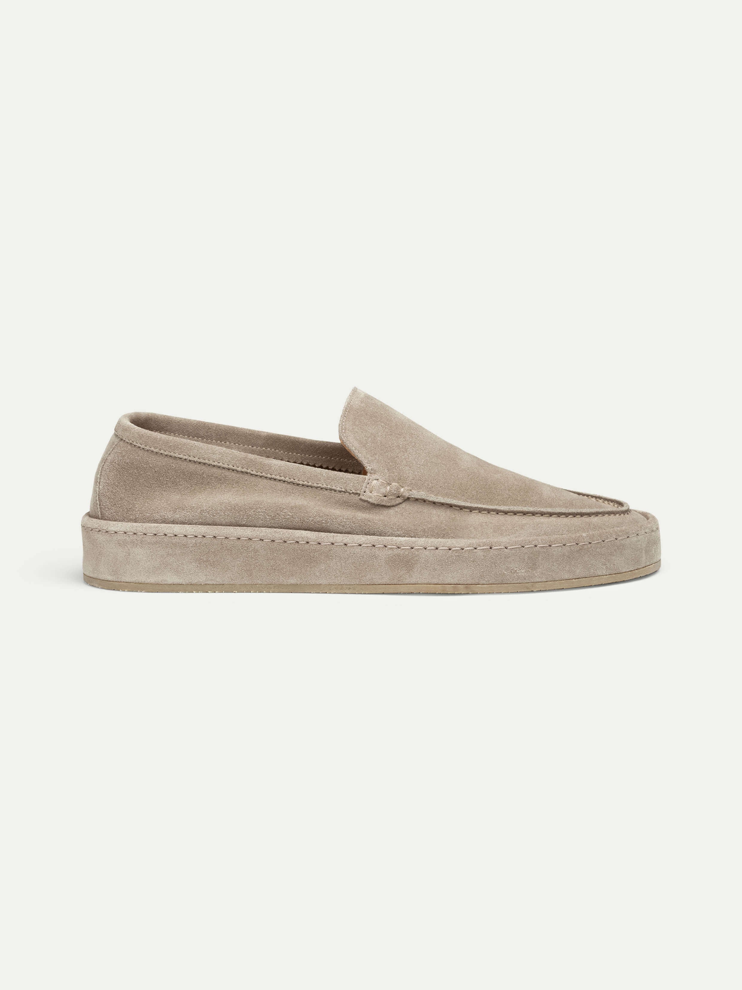 Mocasín Voyager Gris Claro (Ante)