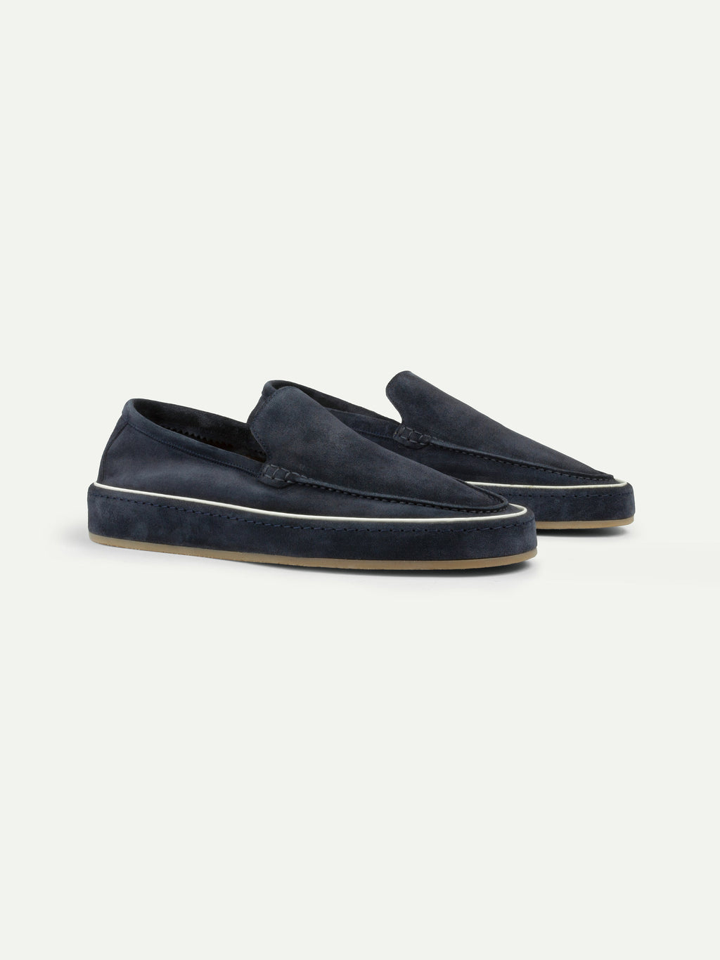 Mocasín Voyager Azul Marino Oscuro (Ante)