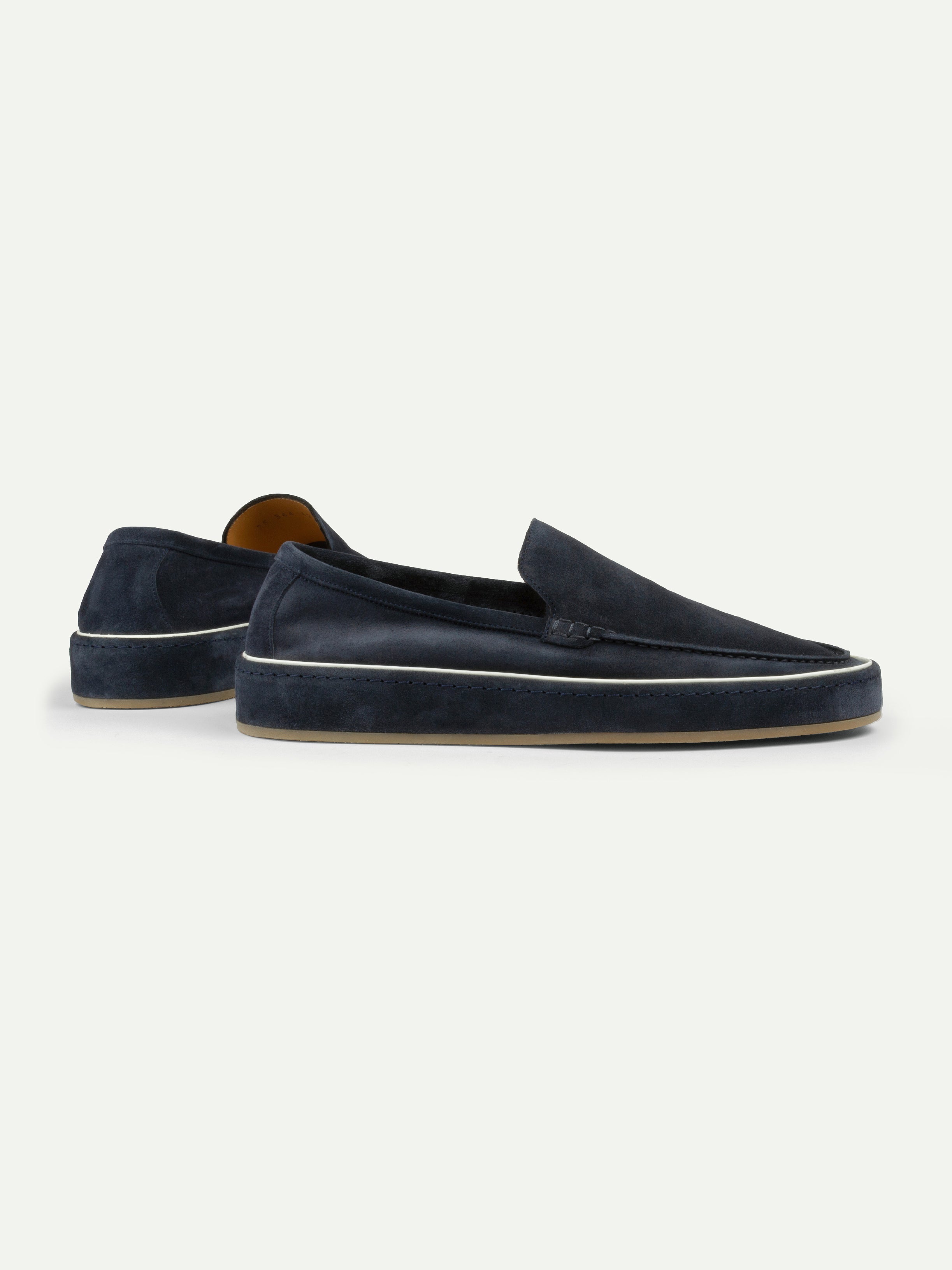 Mocasín Voyager Azul Marino Oscuro (Ante)