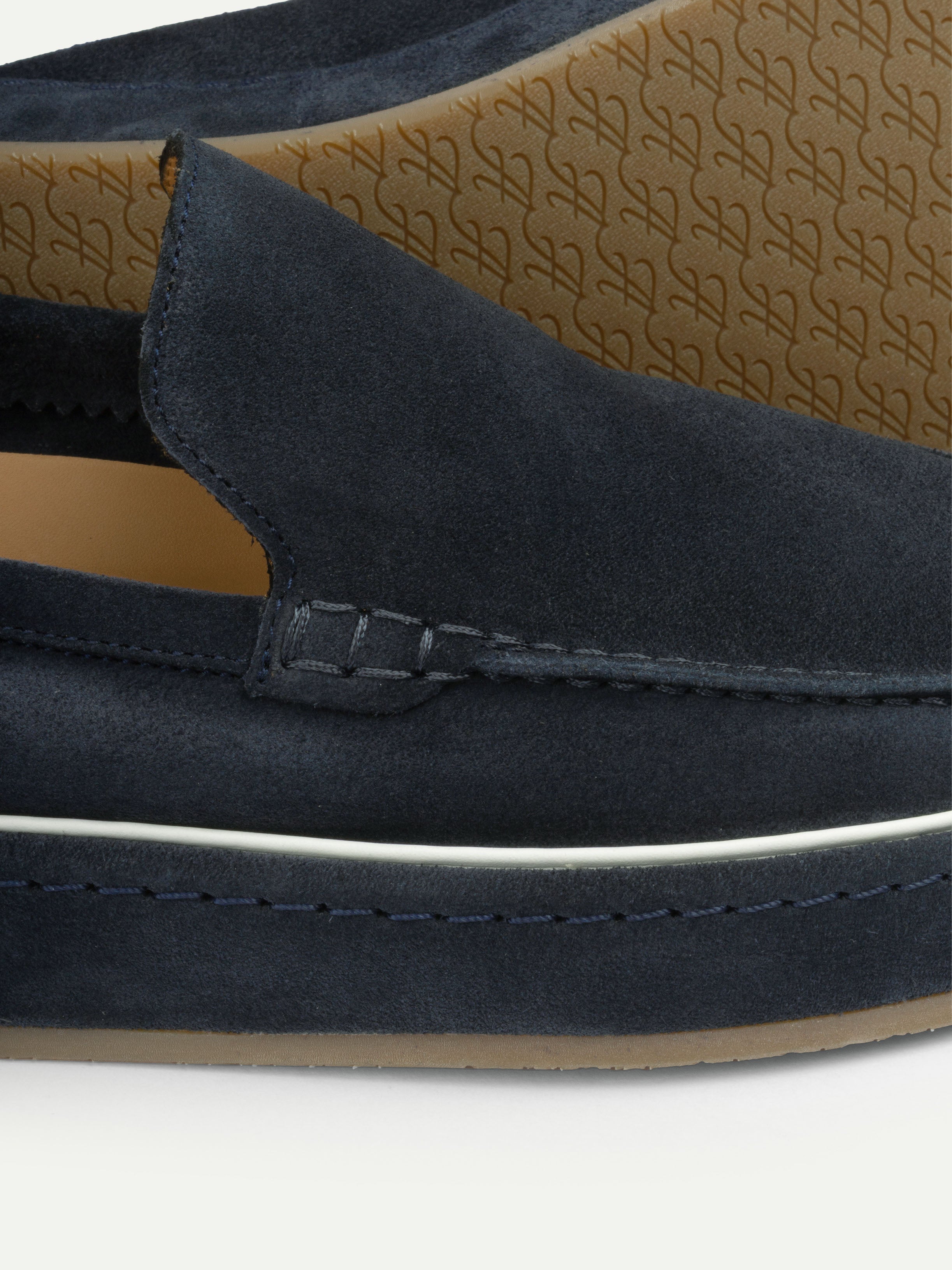 Mocasín Voyager Azul Marino Oscuro (Ante)