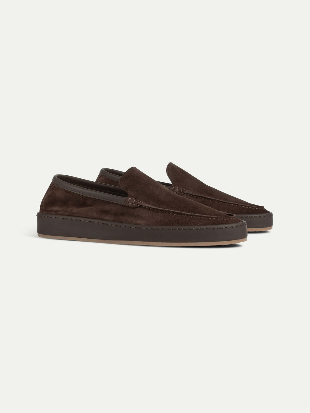Mocasín Voyager Gris Cálido (Ante)