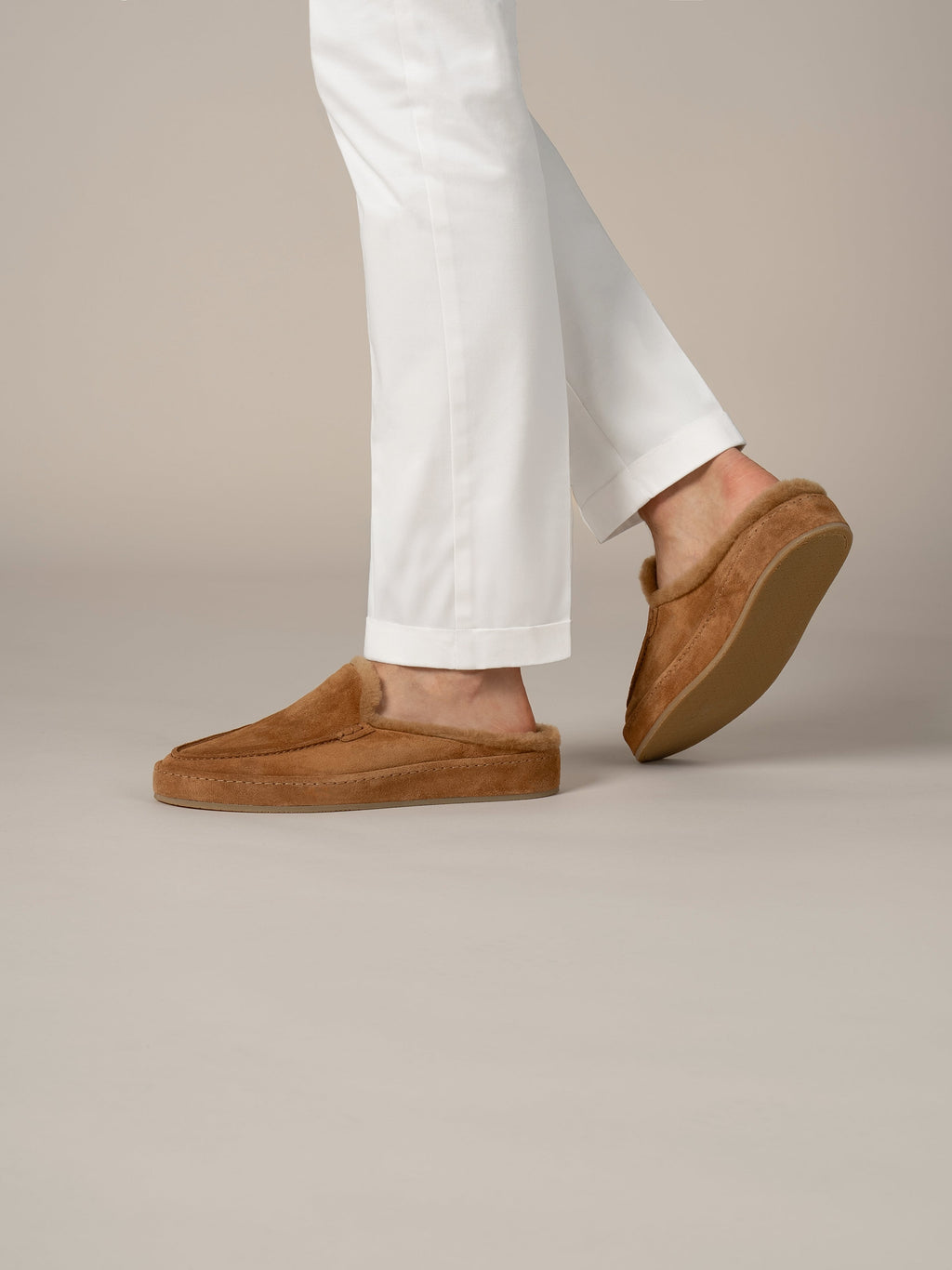Slipper Brisa Caramelo (Ante)