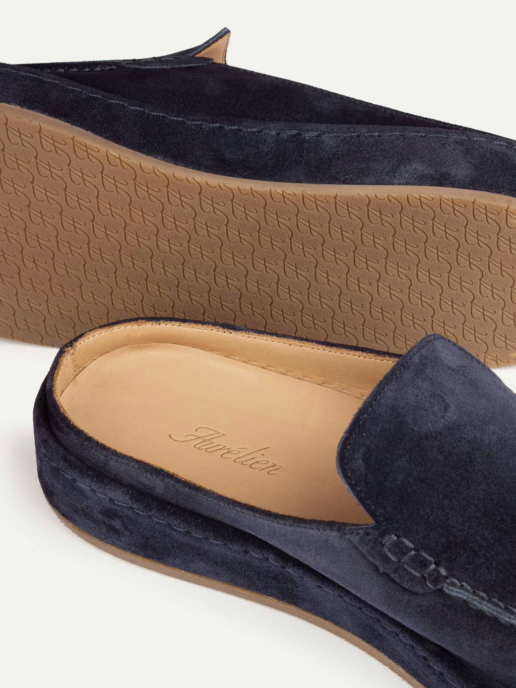 Slipper Brisa Azul Marino (Ante)