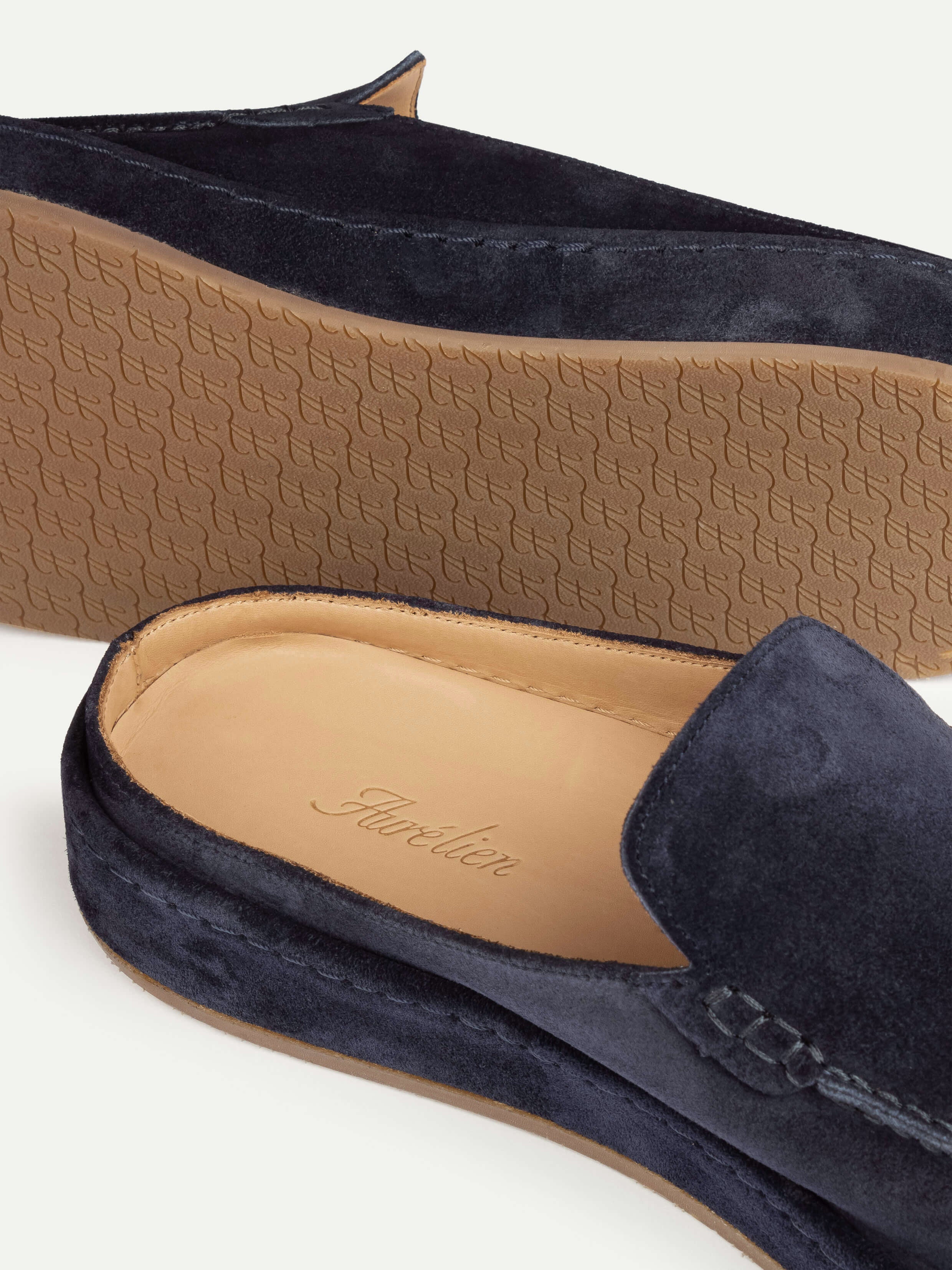 Slipper Brisa Azul Marino (Ante)