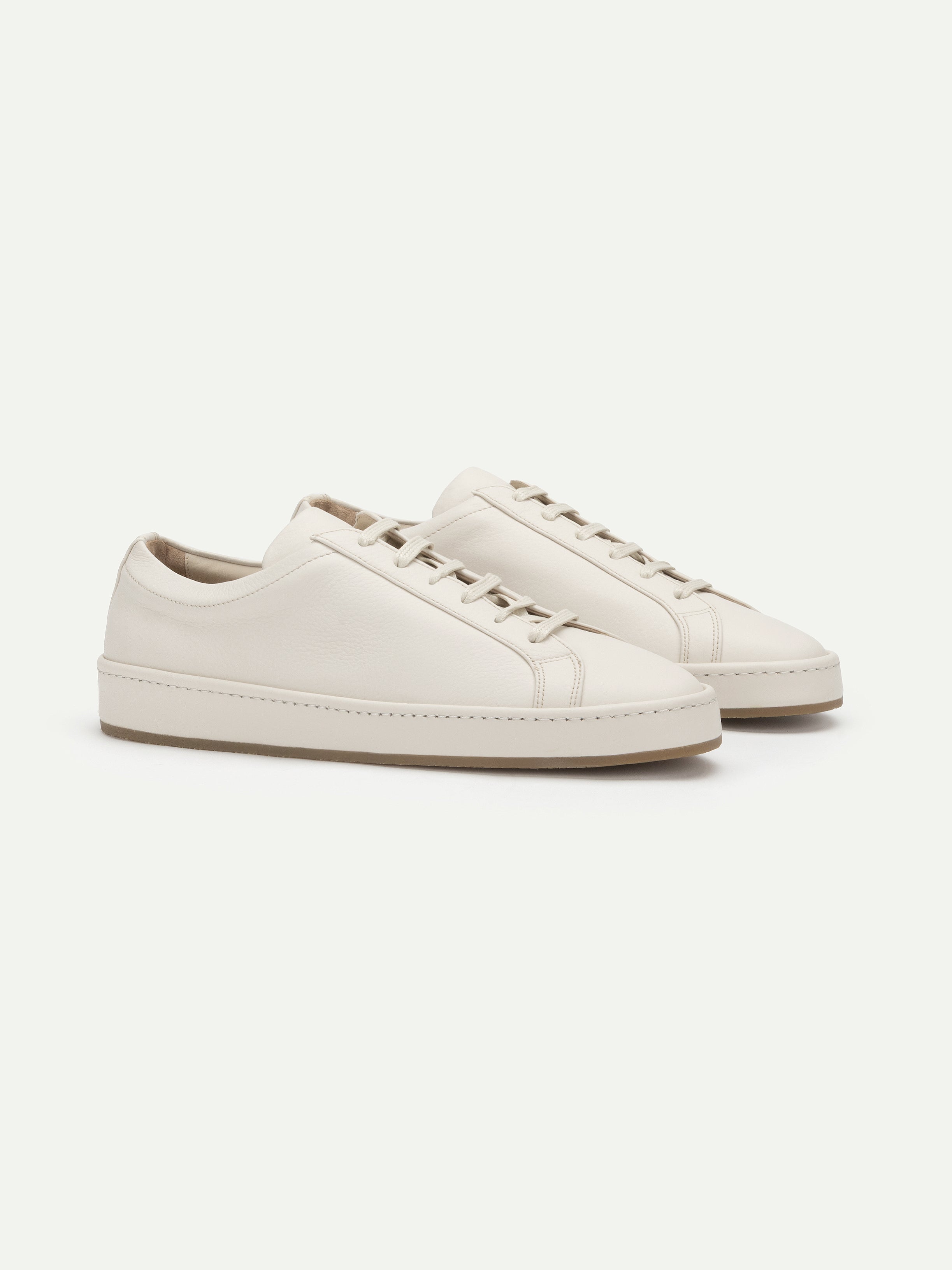 Zapatilla Vela Marfil (Cuero)