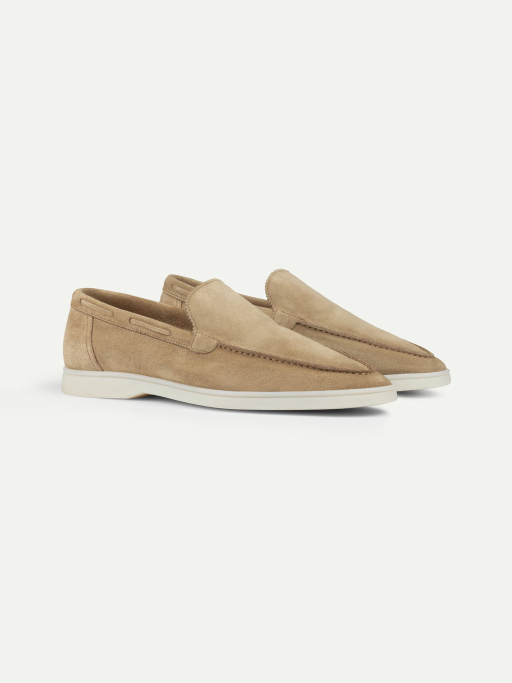 Mocasín Riviera Topo Oscuro (Ante)