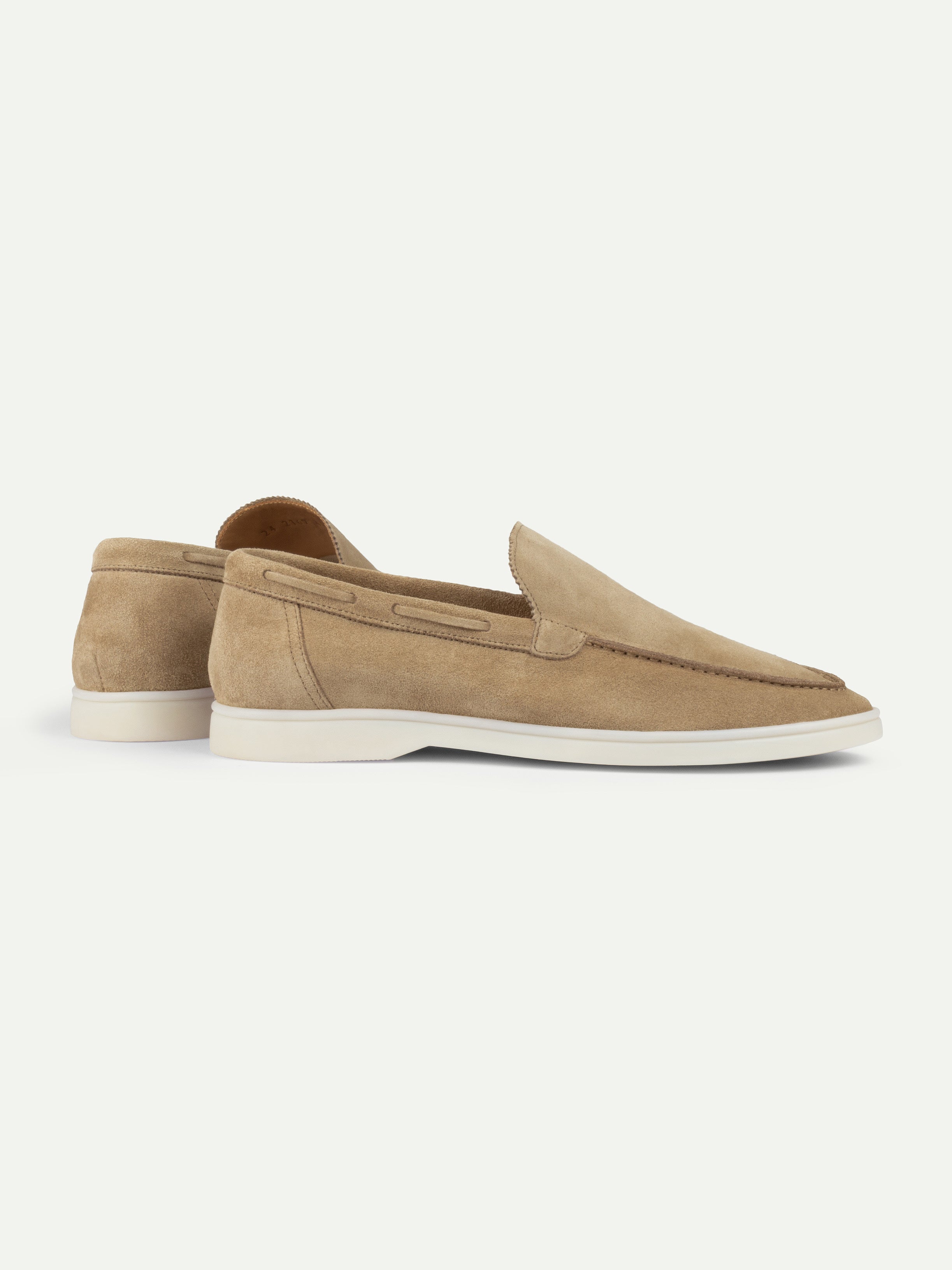 Mocasín Riviera Topo Oscuro (Ante)