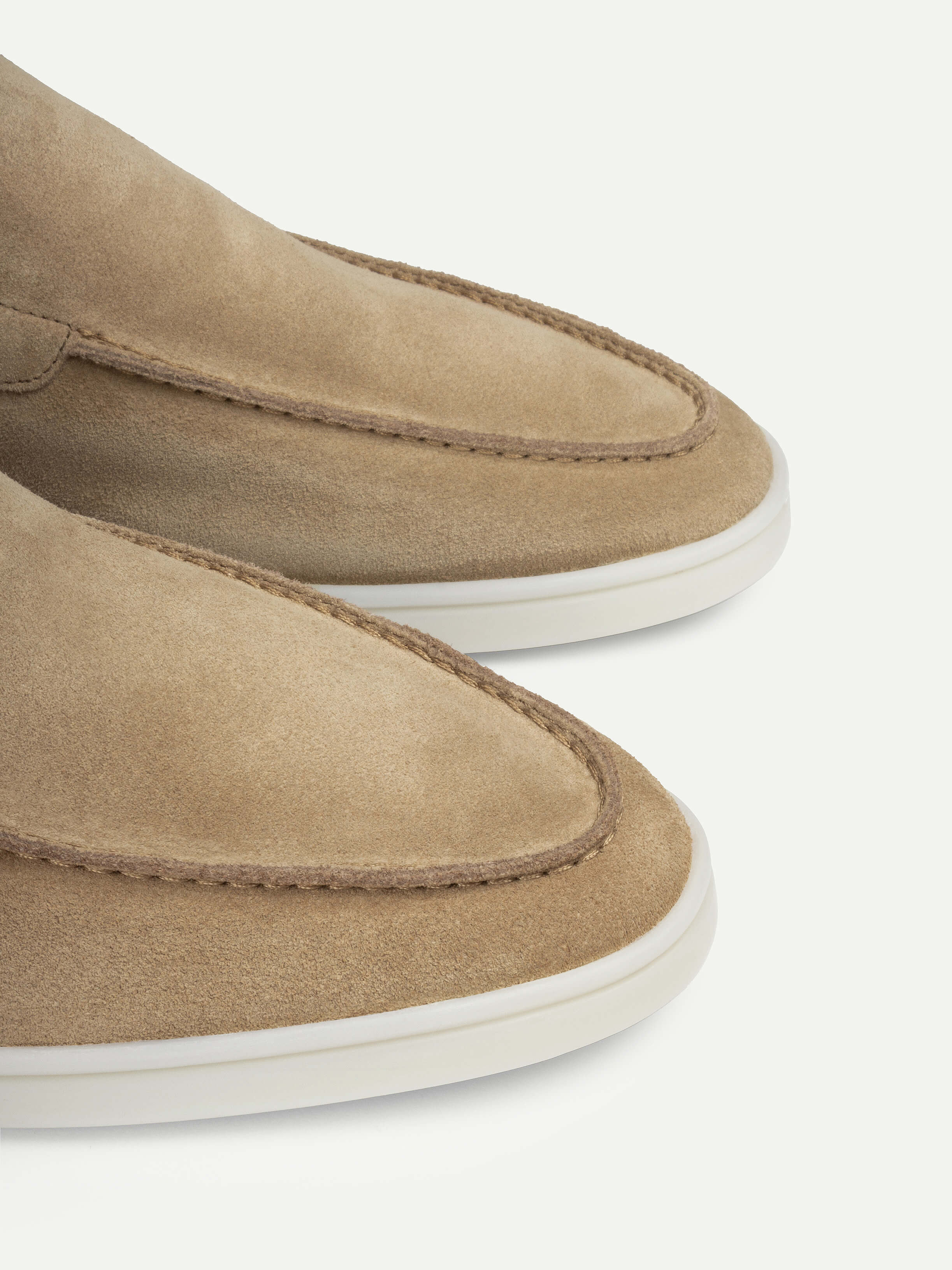 Mocasín Riviera Topo Oscuro (Ante)