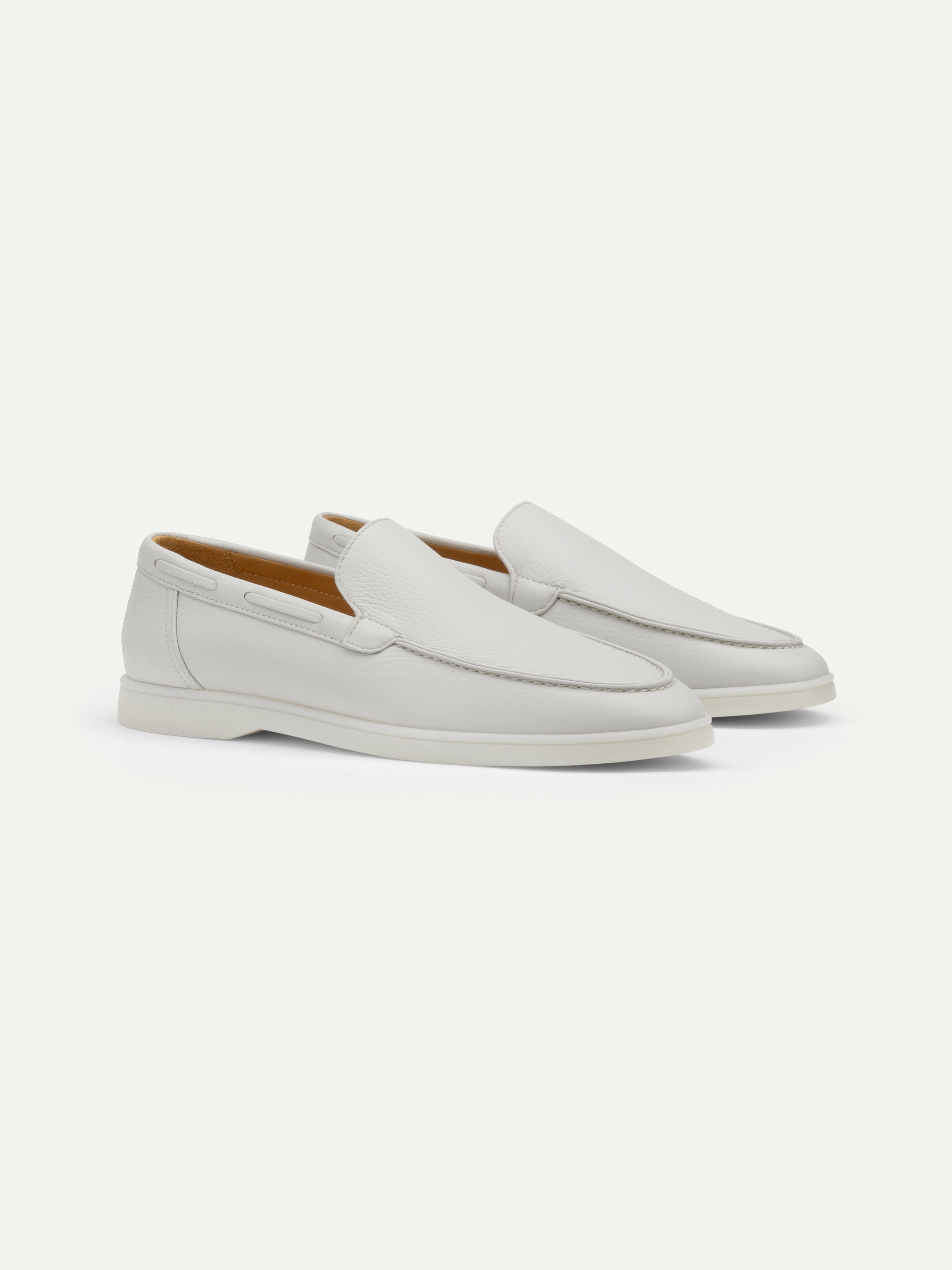 Mocasín Riviera Gris Clásico (Cuero)