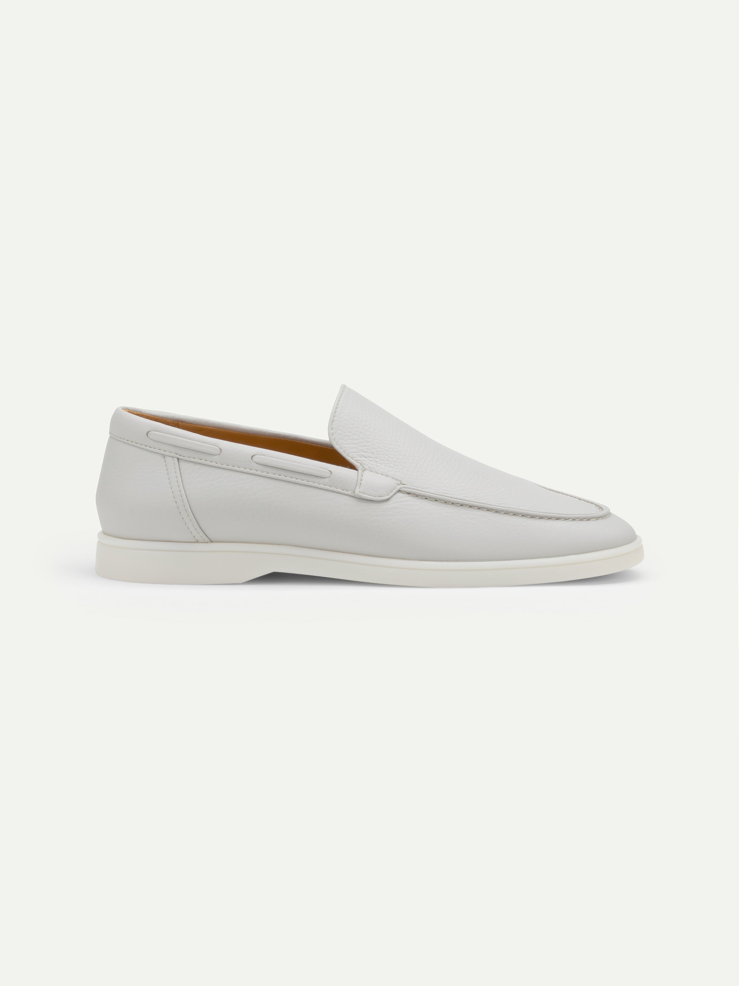 Mocasín Riviera Gris Clásico (Cuero)