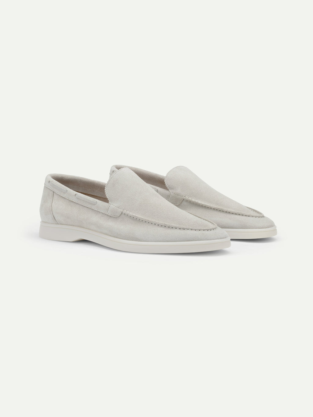 Mocasín Riviera Gris Clásico (Ante)