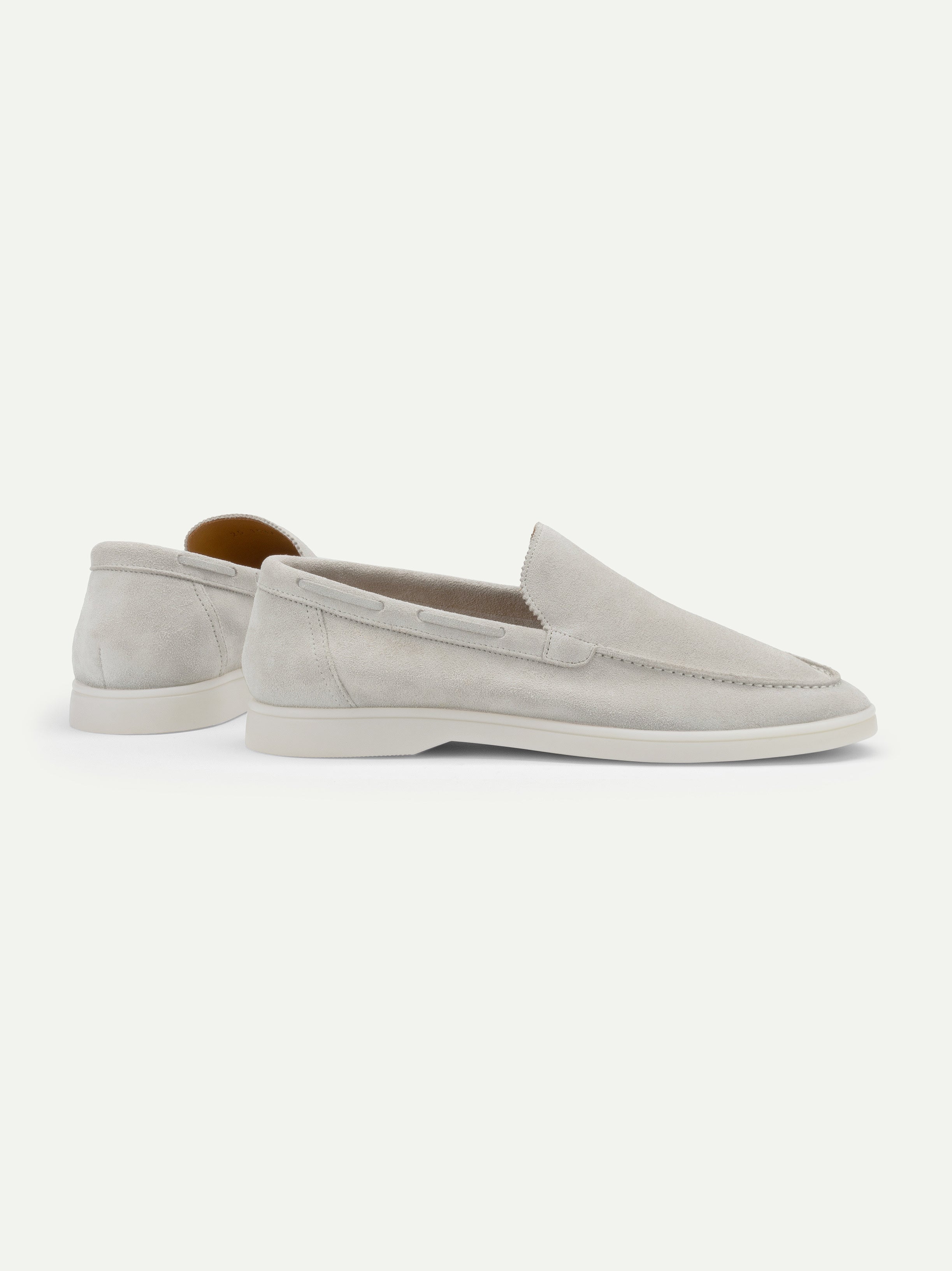 Mocasín Riviera Gris Clásico (Ante)