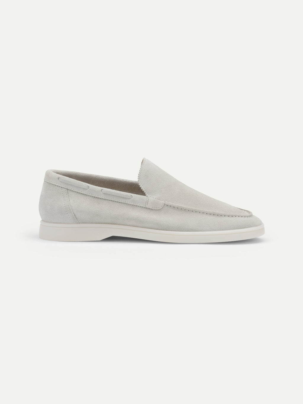 Mocasín Riviera Gris Clásico (Ante)