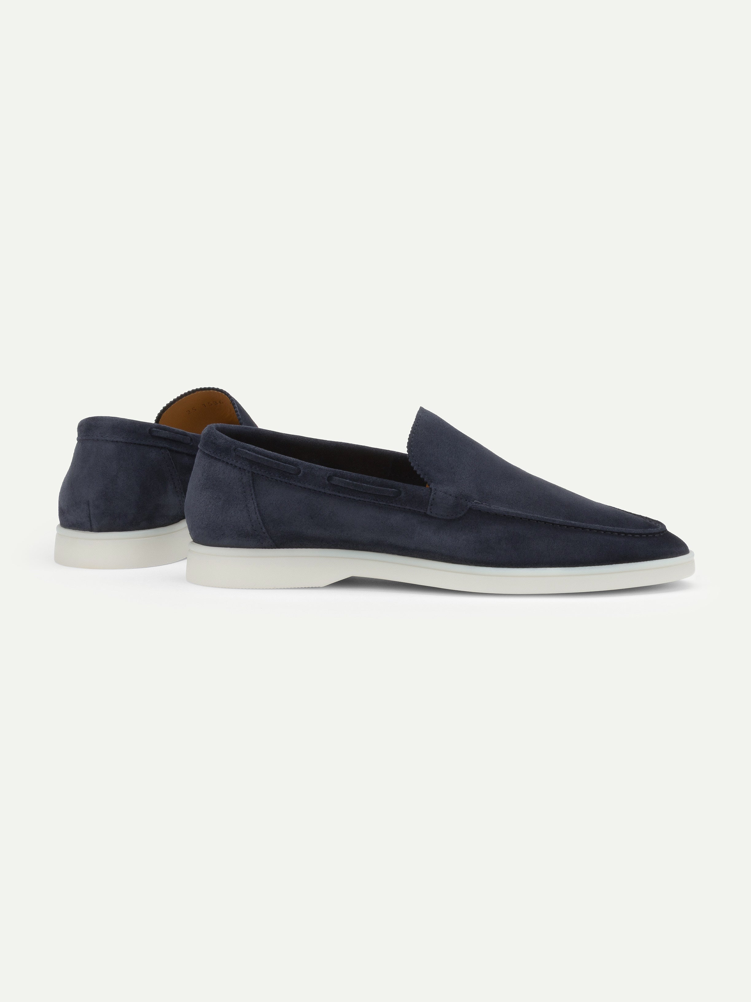 Mocasín Riviera Azul Marino Oscuro (Ante)
