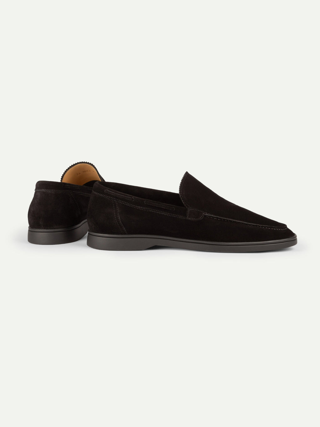 Mocasín Riviera Negro Intenso (Ante)