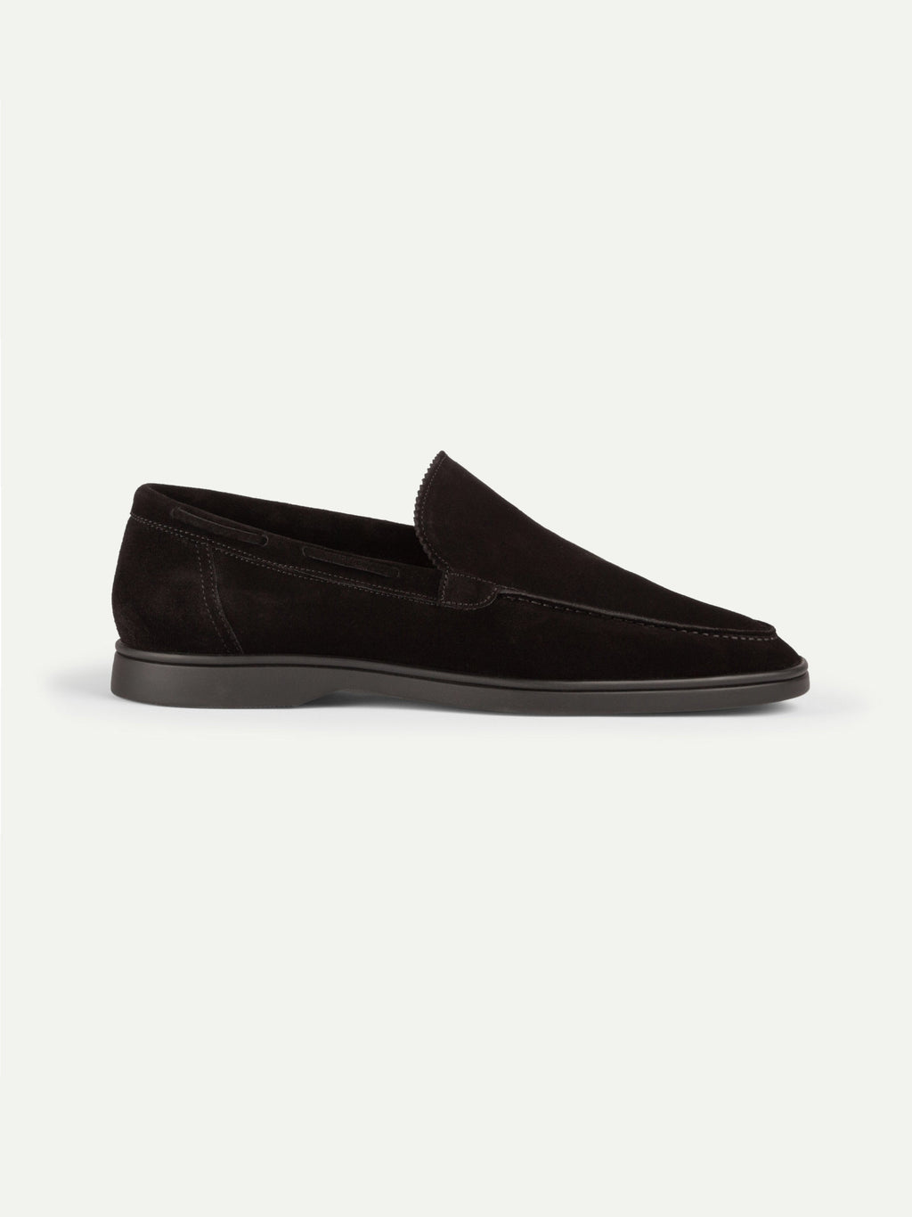 Mocasín Riviera Negro Intenso (Ante)