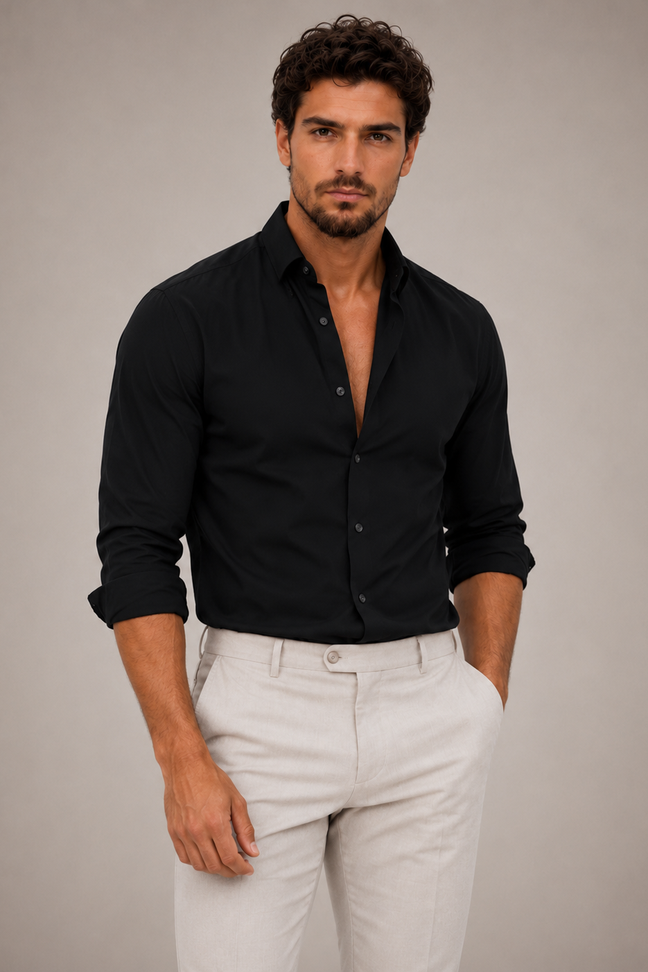 Camisa Loose Negra