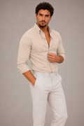 Camisa Loose Caqui