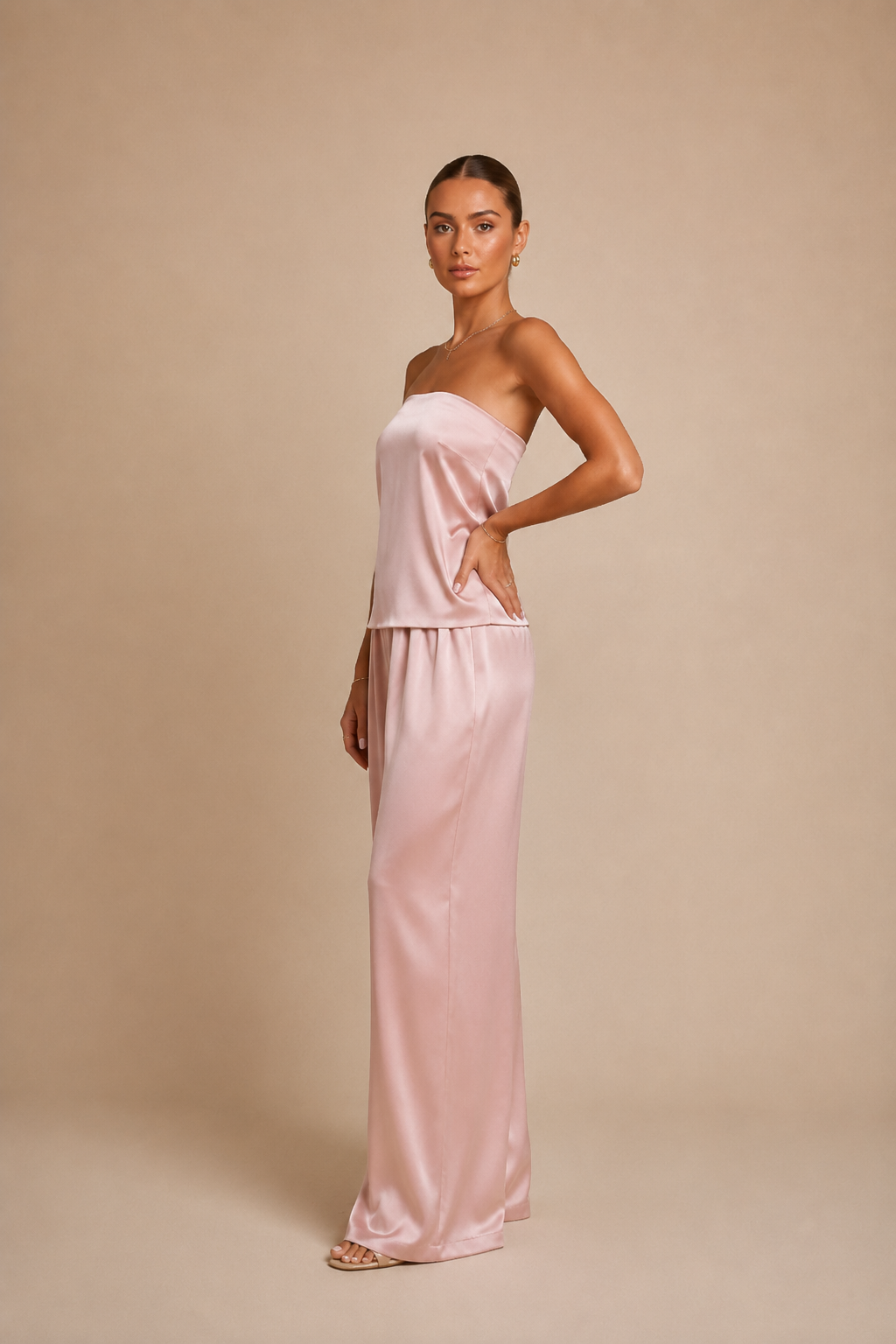 Conjunto Satina Rosa