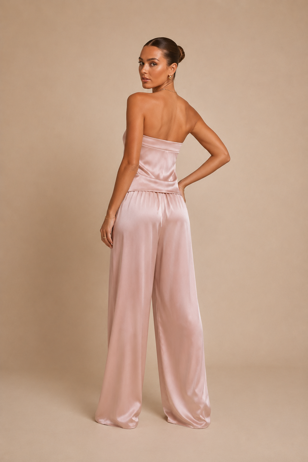 Conjunto Satina Rosa