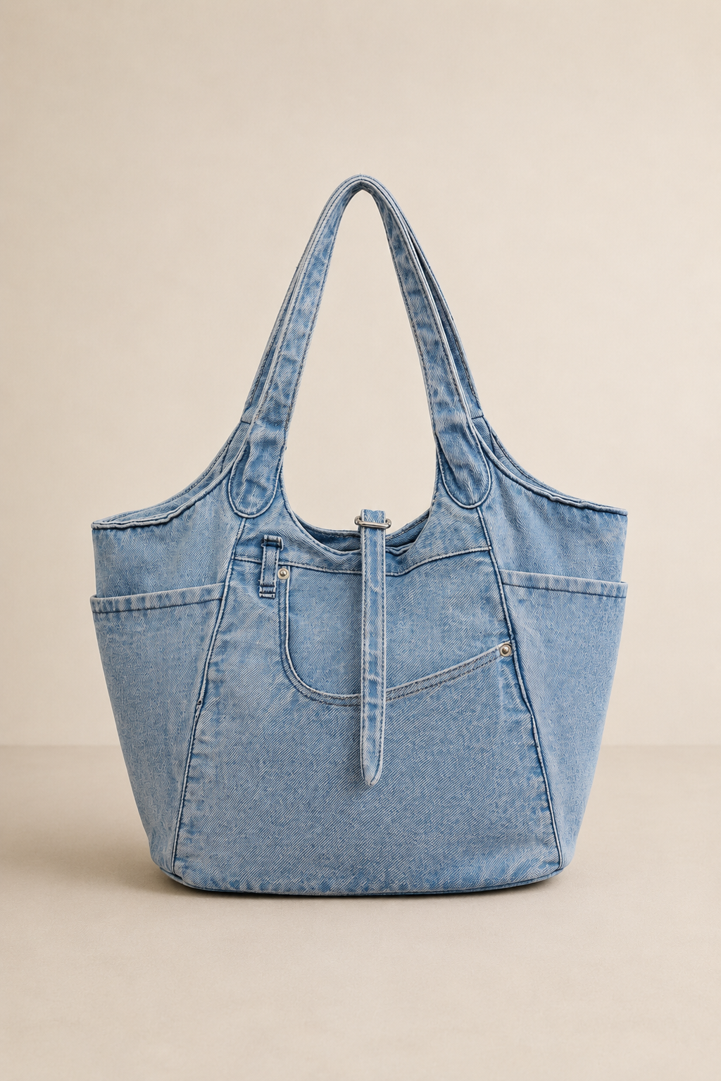 Bolso Denim Aria Azul Claro