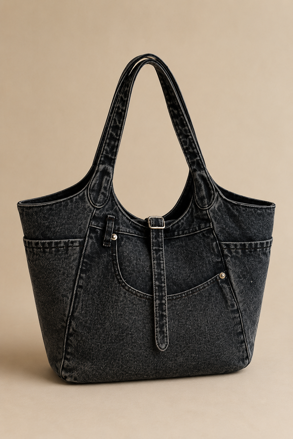 Bolso Denim Aria Negro