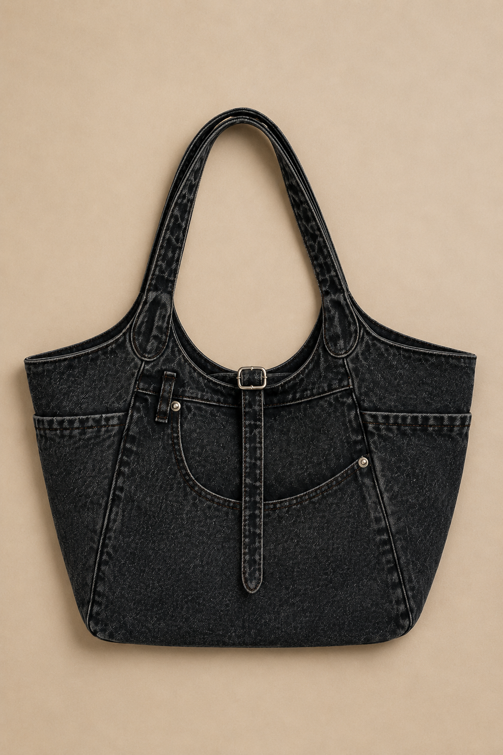 Bolso Denim Aria Negro