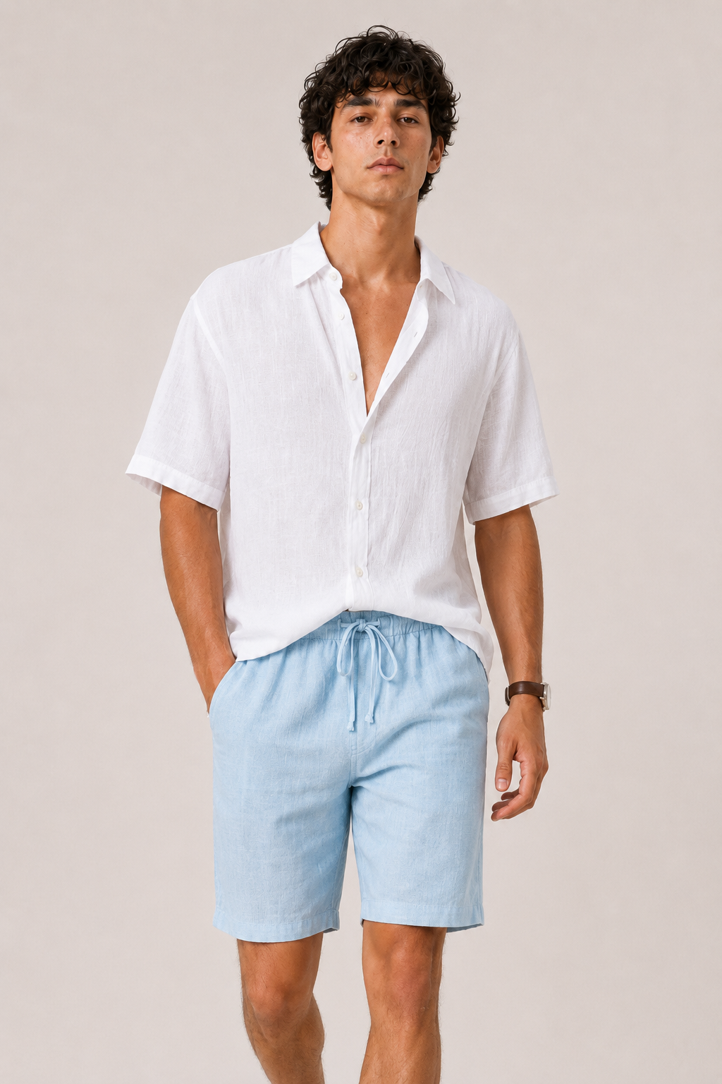 Bermuda Relaxed Azul