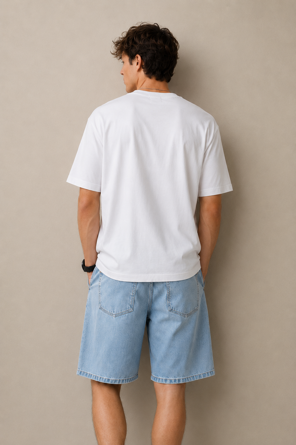 Bermudas Varen Azul Claro