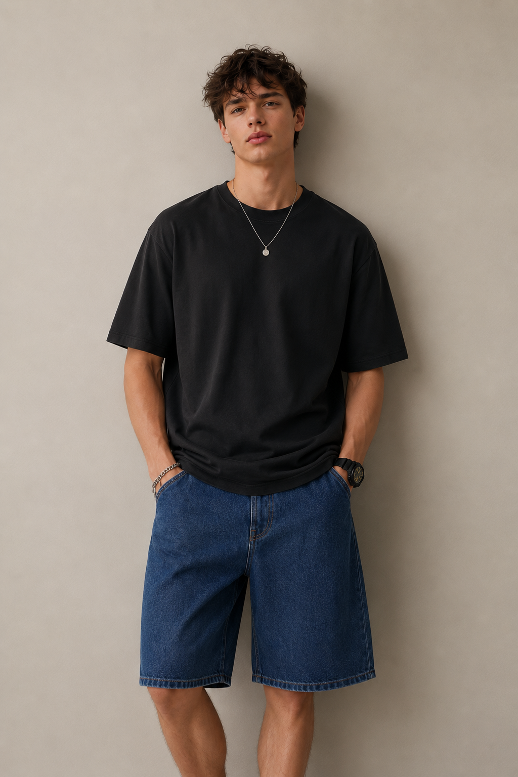 Bermudas Varen Azul Oscuro