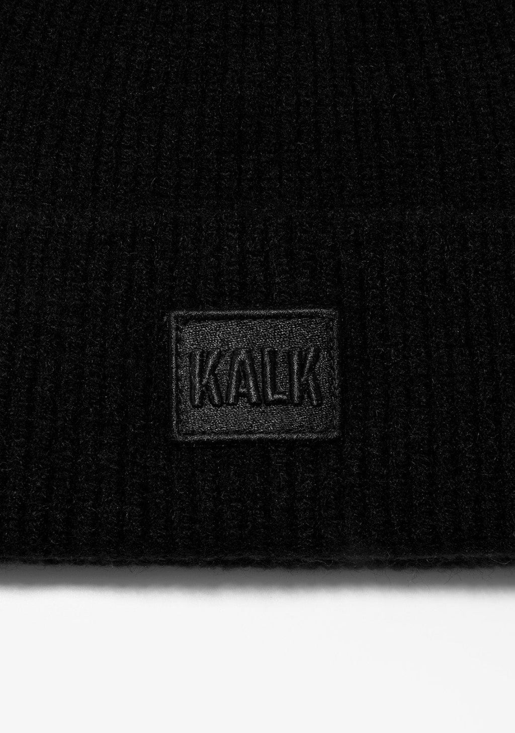 Beanie First Black Kalk