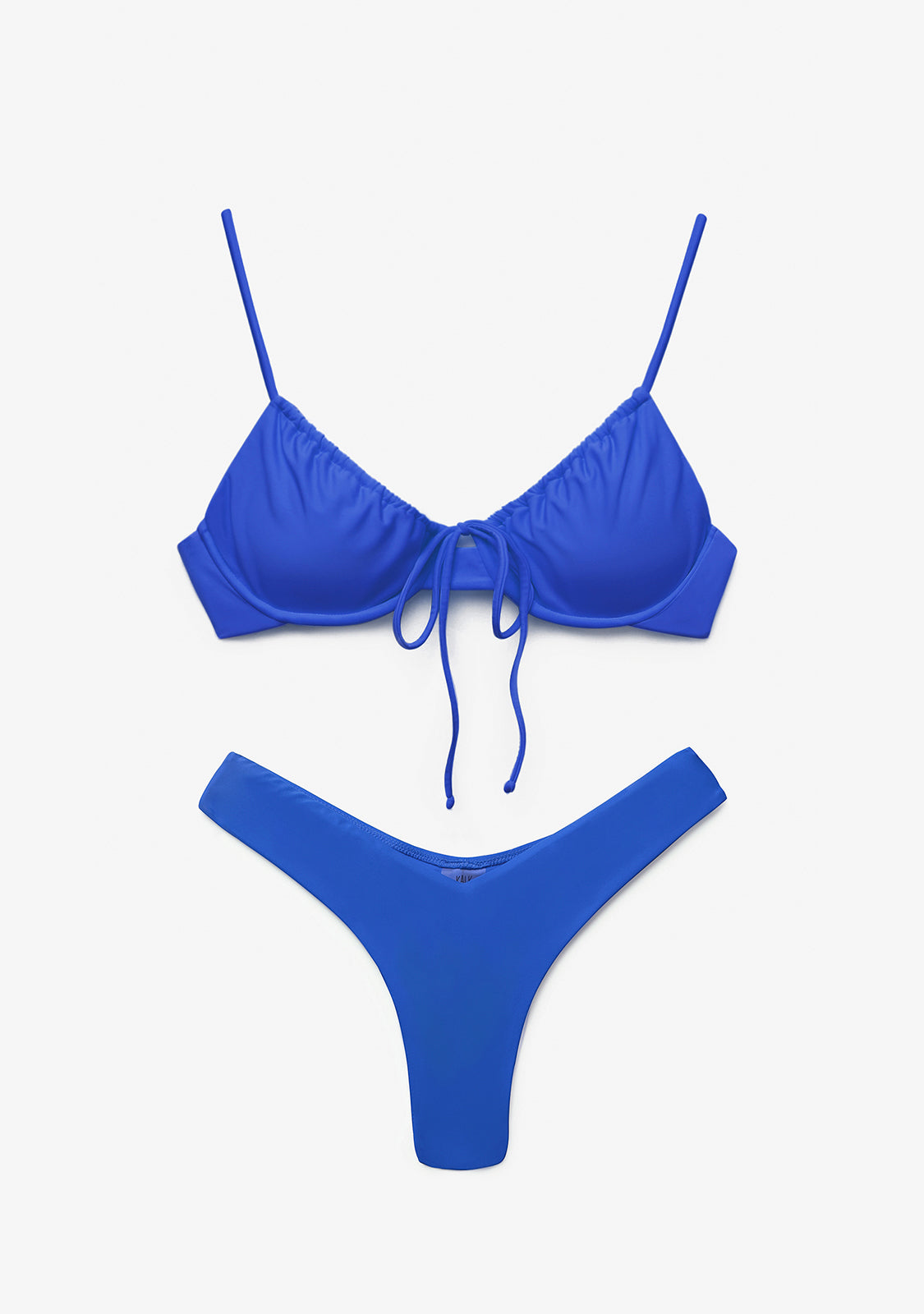 Bikini Rinna Top + Gina Bottom Indigo Blue