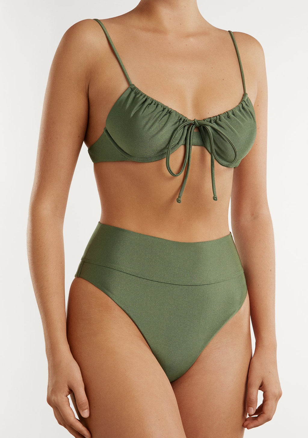Bikini Rinna Top + Manami Bottom Olive Green