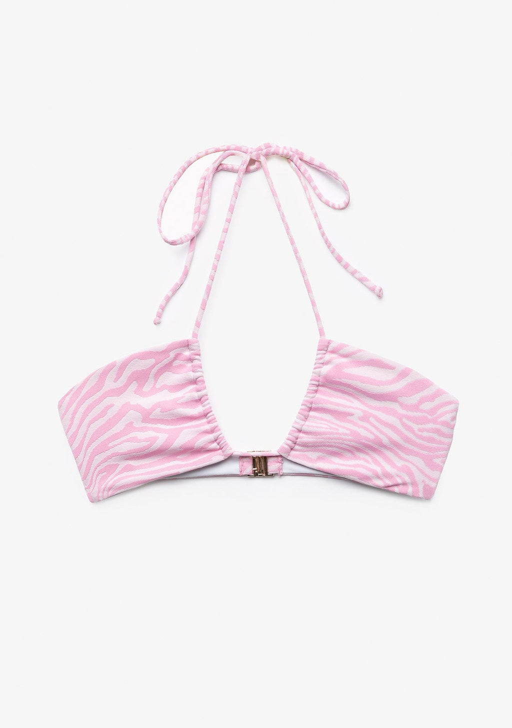 Bikini Top Print Zebra Pink Isama