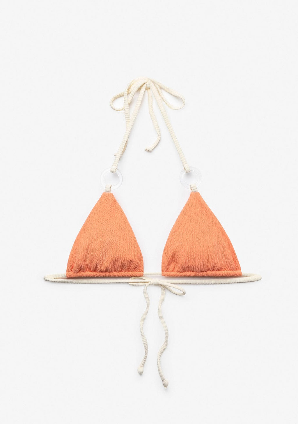 Bikini Top Peach & Beige Lira