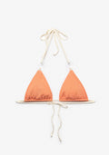 Bikini Top Peach & Beige Lira